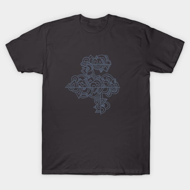 zendoodle blue T-Shirt by Hopeonedayarts